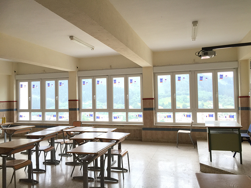 Colegio Legazpi - Ventanas PVC